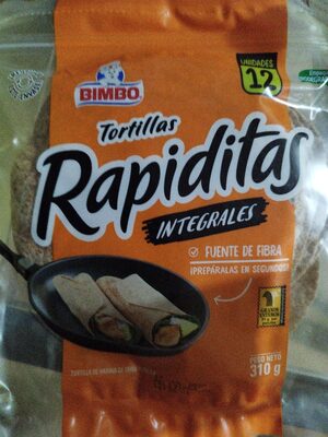 BIMBO TORT RAPIDITAS INTEGRALES 12 UNI X 310 GR