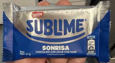 SUBLIME SONRISA CLASICA X 37 GR