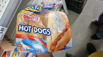 BIMBO PAN HOT DOG 8 UNI X 453 GR