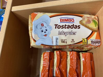 BIMBO TOSTADAS INTEGRALES X 180GR