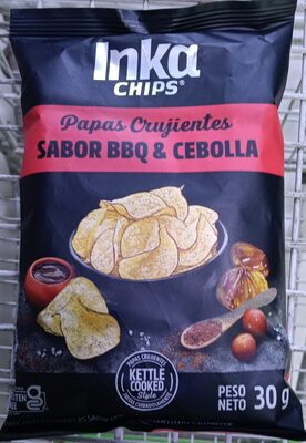 INKA CHIPS PAPAS BBQ Y CEBOLLA X 3O GR
