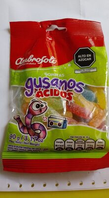 AMBROSOLI GUSANOS ACIDOS X 90 GR