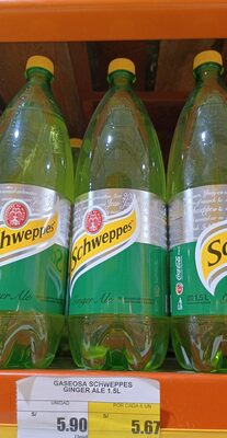 SCHWEPPES GINGER ALE X 1.5 LT