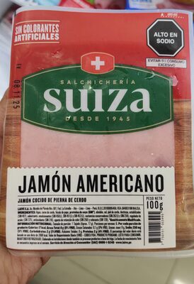 SUIZA JAMON AMERICANO X 100 GR