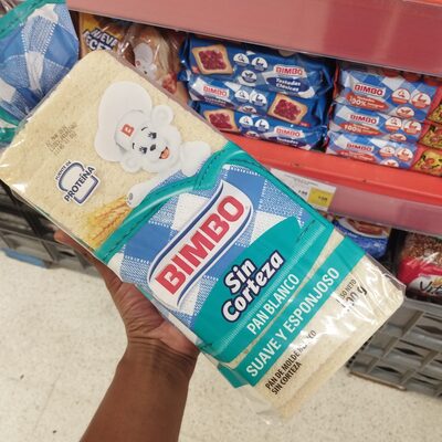 BIMBO PAN BLANCO SIN BORDE X 600 GR