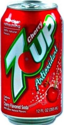 7UP SABOR CHERRY EN LATA X 355 ML.