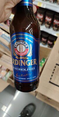 ERDINGER CERVEZA SIN ALCOHOL X 330 ML