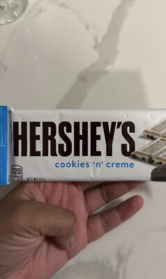 HERSHEYS COOKIES N CREME (USA) X 43 GR