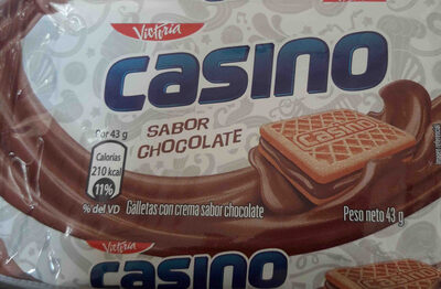 CASINO CHOCOLATE X 43 GR