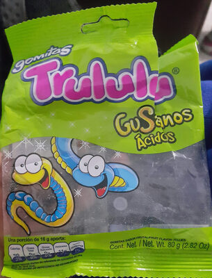 TRULULU GOM GUSANOS ACIDOS X 80 GR