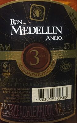 MEDELLIN 3 AÑOS X 375ML