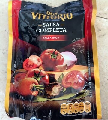 DON VITTORIO SALSA ROJA X 200 GR