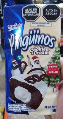 MARINELA PINGUINOS COKIES & CREAN X 80 GR