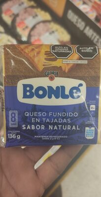 BONLE QUESO FUND NATURAL 8 TAJ X 136 GR