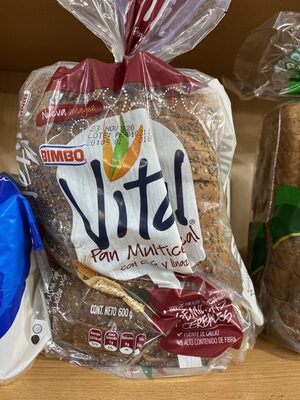 BIMBO PAN VITAL MULTICEREAL X 600 GR
