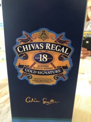 CHIVAS REGAL 18 AÑOS GOLD SIGNATURE X 700ML.