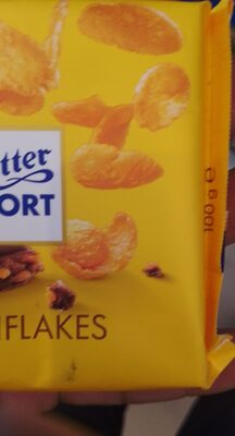 RITTER CHOCOLATE CON LECHE Y CORNFLAKES X 100GR