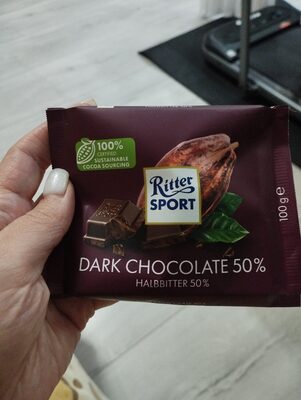 RITTER CHOCOLATE SEMI AMARGO  X 100GR