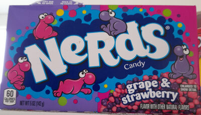 NERDS GRAPE Y STRAWBERRY X 41GR