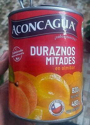 ACONCAGUA DURAZNO MITADES X 822 GR